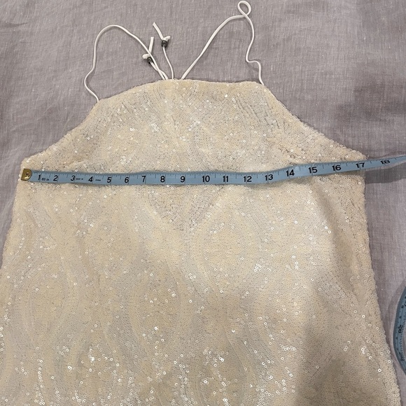 Free People Cream Mini Dress - Picture 6 of 9